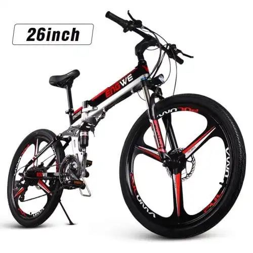 folding electric bike removable battery