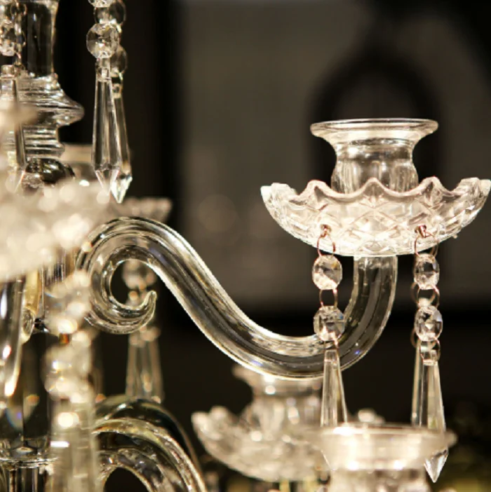 Flat Glass Candle Holder Diamond Candle Holder Table Candle Holder Salt Crystal Buy Table