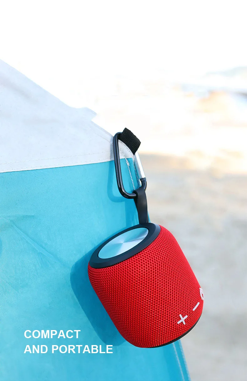 New M7 Outdoor fabric mini portable smart IPX7 waterproof wireless bluetooth speaker - ANKUX.COM