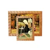 Custom design bamboo wood photo frame