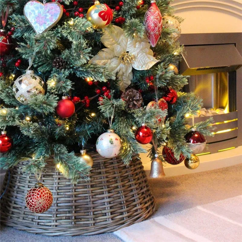Decorative Rattan Wicker Skirt Basket Christmas Tree Buy Wicker