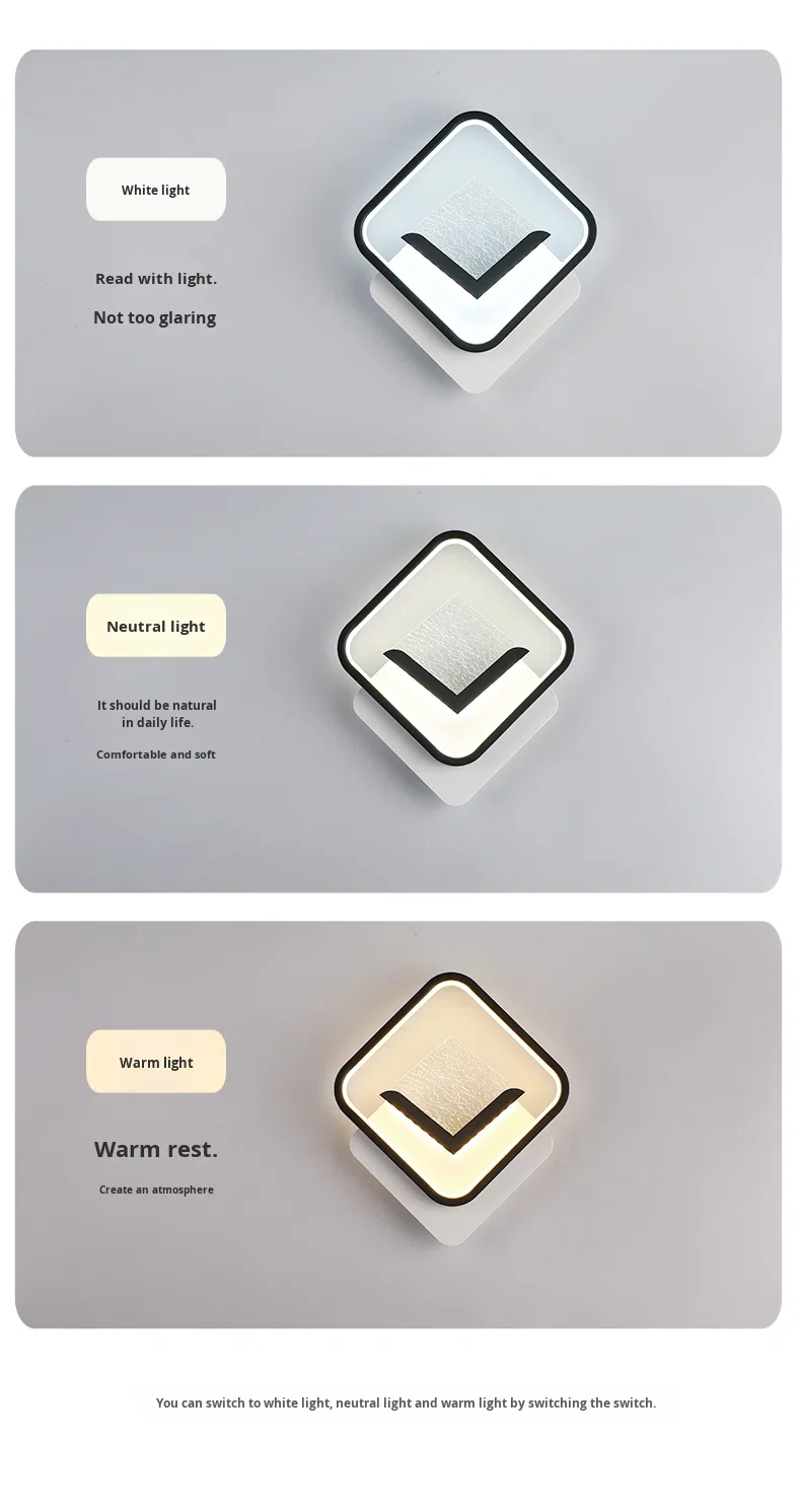 product led iron warm white high cri 90 modern minimalist butterfly design wall lamp for bedroom bedside staircase nordic tv background-9