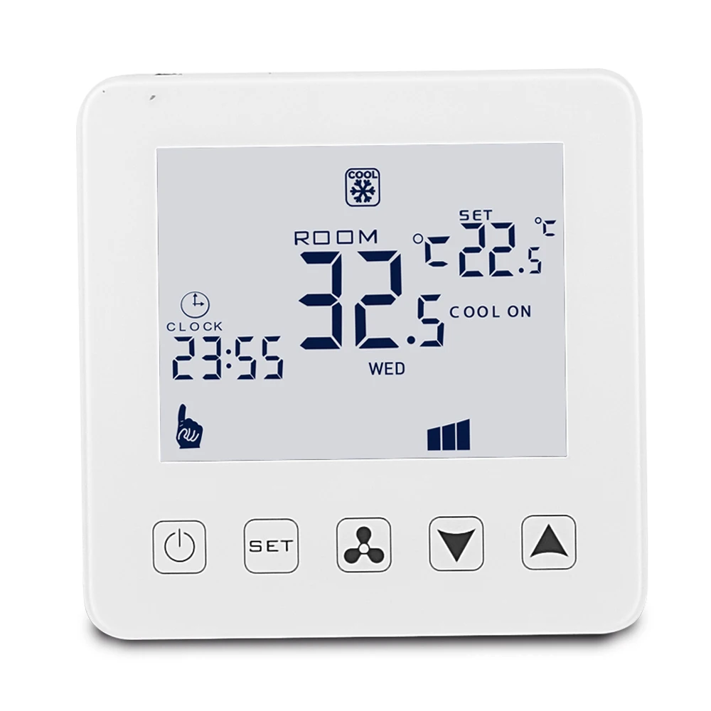 Hotel Room Fcu Digital Thermostat Temperature Controller For Cooling ...