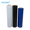 Black Red Clear Colorful LLDPE Manual Wrapping Packaging Packing Wrapping Stretch Film Jumbo Roll