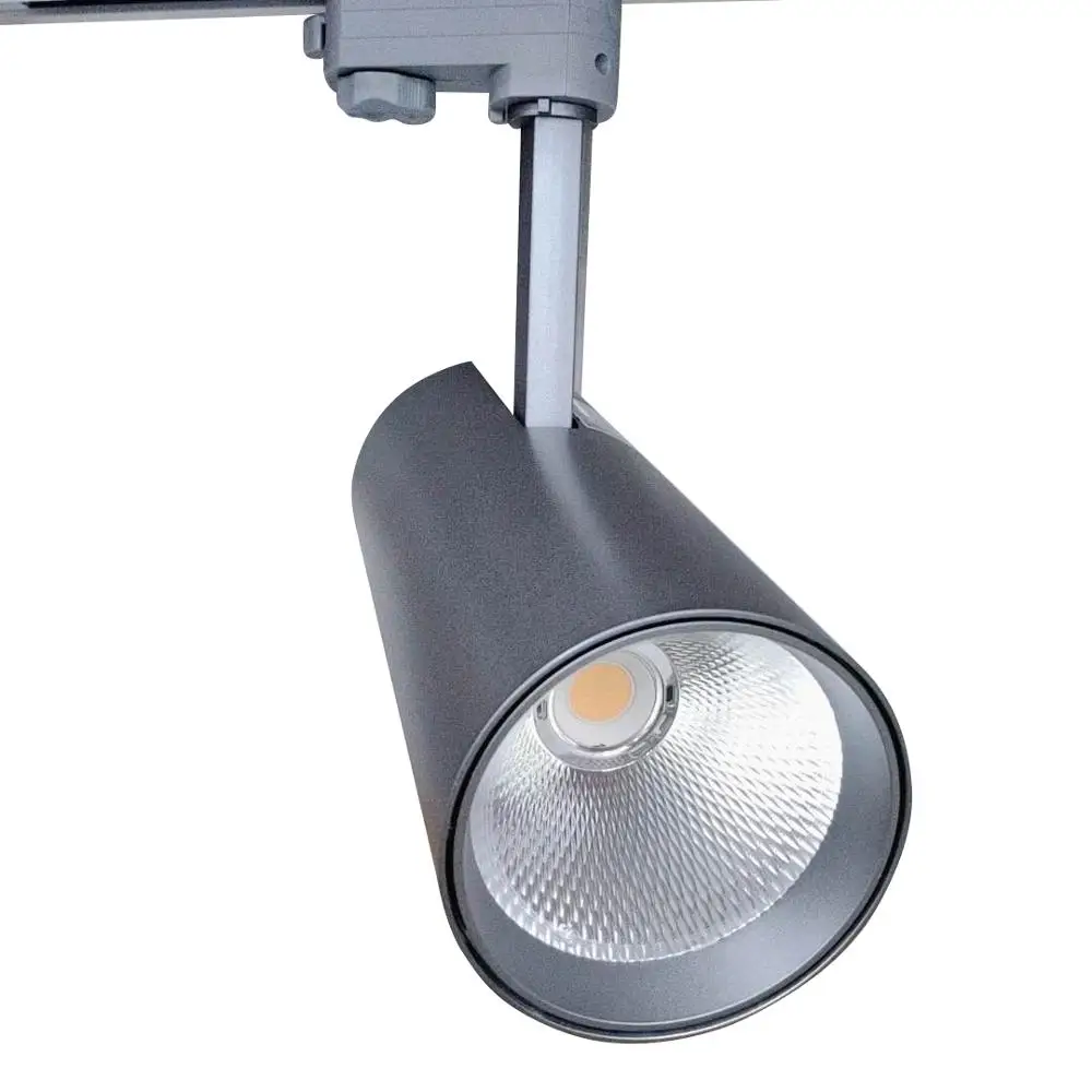 Hot Sale Shopping Mall Spot Ceiling Lights 30w Led Cob Rail Track Light With 5 Years Warranty