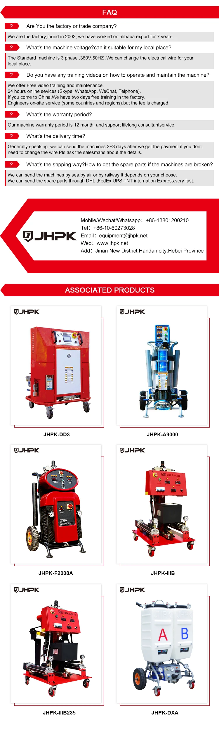 Jhpk-h30 Polyurethane Insulation Foam Spray Machine - Buy Machine Foam ...