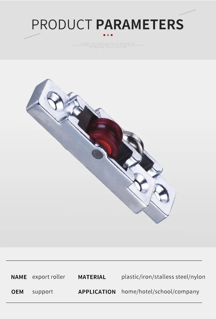 Single Flat Nylon Roller for Upvc Sliding Window