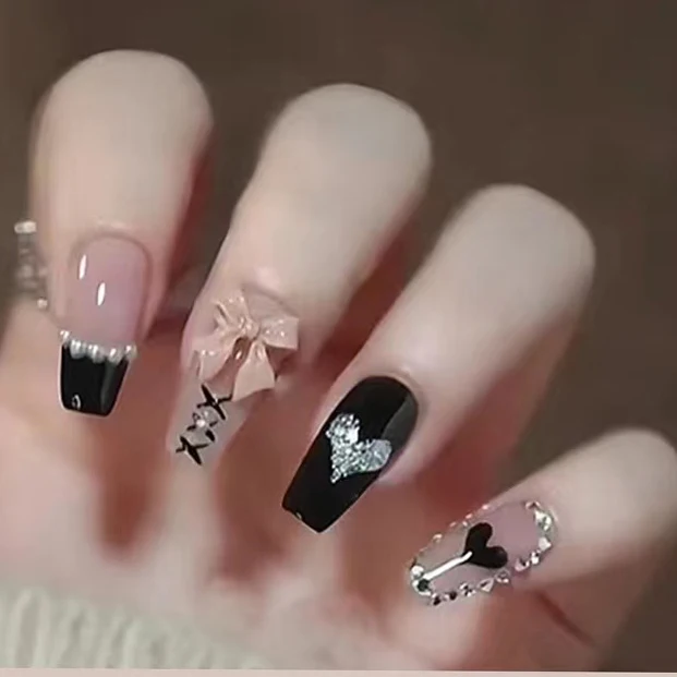 Bin False Nail Tips Wholesale French Nail Full Art Artificial