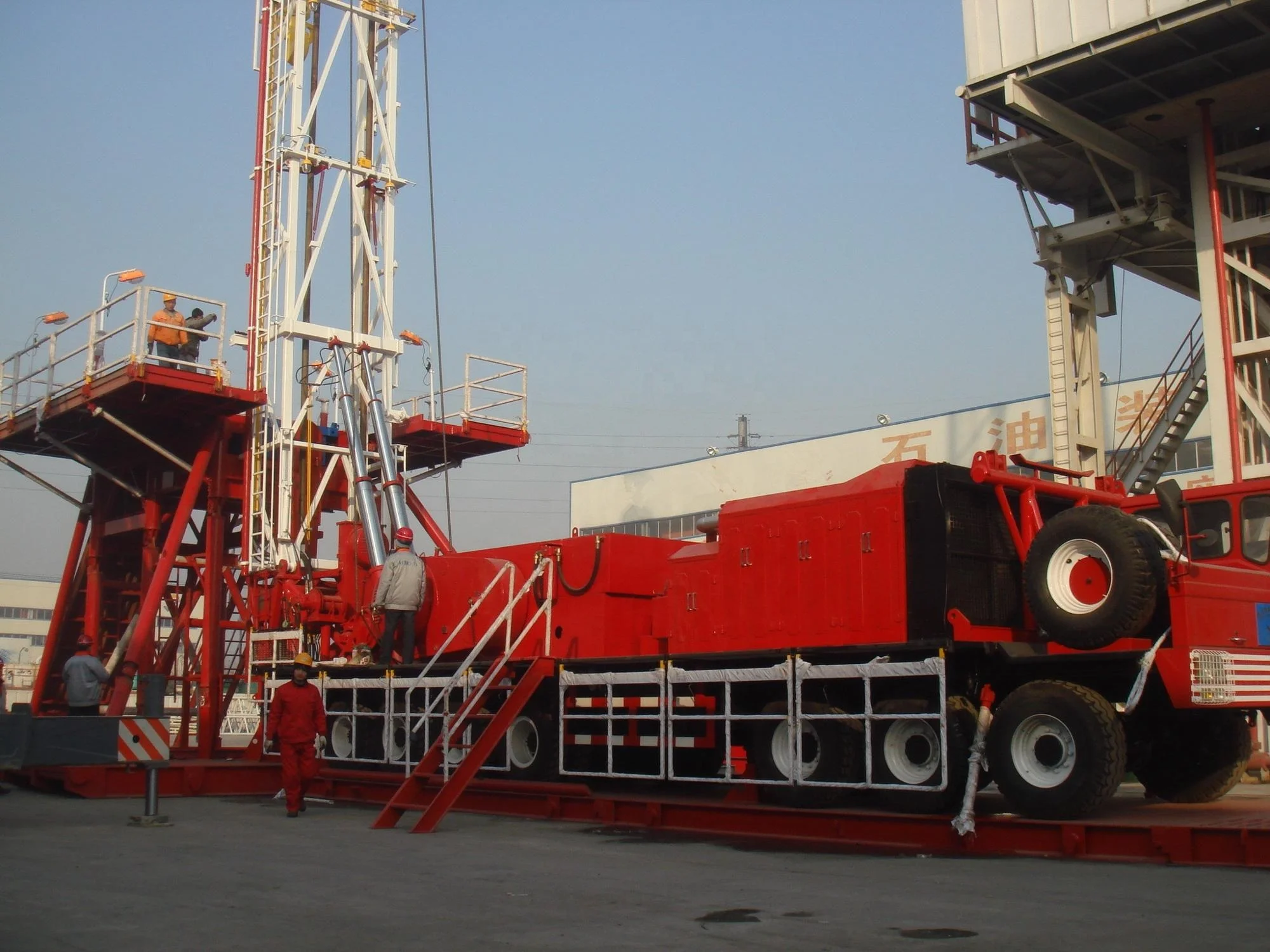 Rotary Table Drilling Rig Drilling Depth 2000m Used Truck Mounted Water ...