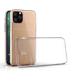 TPU crystal clear 2 in 1 card slot phone case for iphone 11 pro max, for iphone 11 clear case card