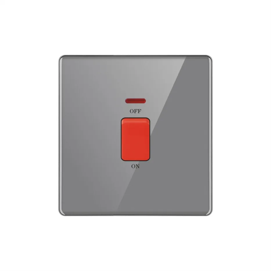 1 Gangs Indicator Electric Design Electrical Wall Switch For Household