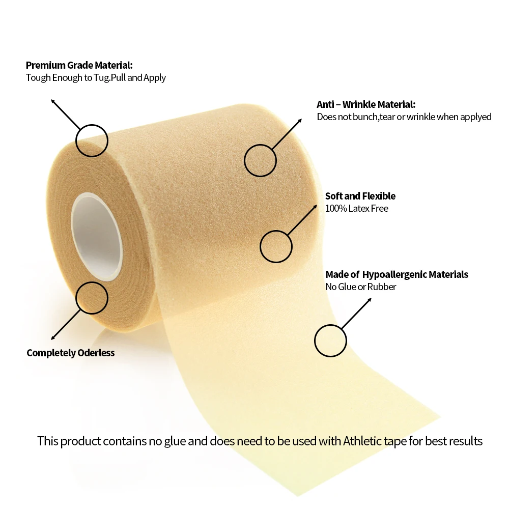7cm*27m Sports Wrap/athletic Tape Professional Grade Foam Underwrap