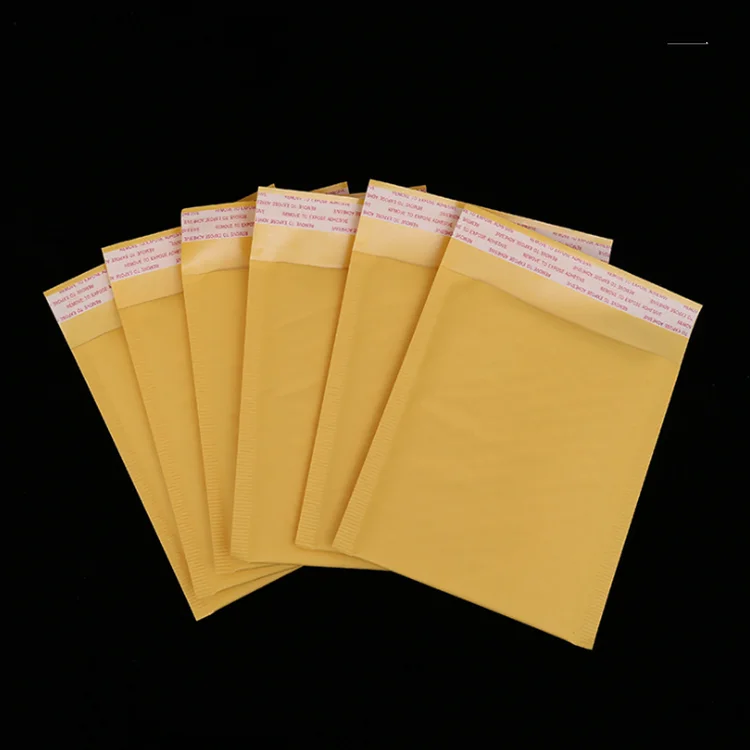 High Quality Shipping Envelope Design Bubble Plastic Orange Poly Bubble