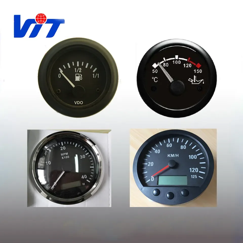 VIT Electronic Speedometer 120-026-015-016 125Kph 140mm 24V for IVEC 42005396 supplier