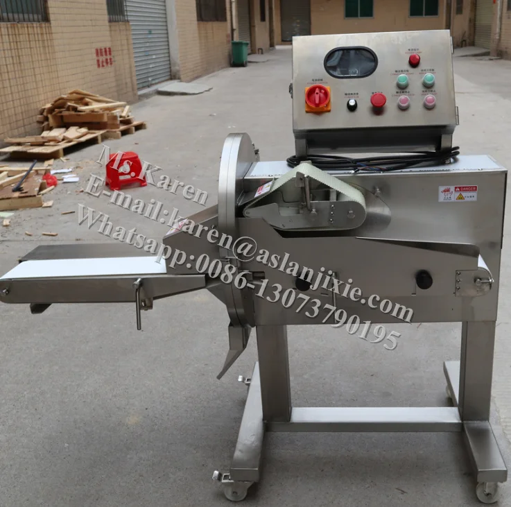 polony slicing machine / automatic sausage slicer / root vegetable