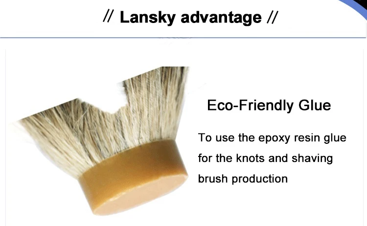 Lansky Handcrafted mens beauty products shaving brush oem for men gift