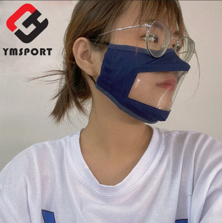 
TPU transparent facemask custom printed mas k deaf mute solid color multicolor spot pet mas k 