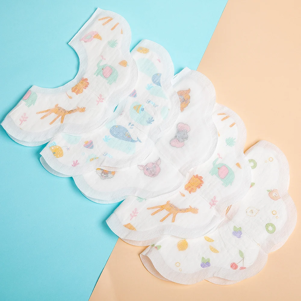 Portable Waterproof Disposable Baby Bibs For kids 0-6 months details