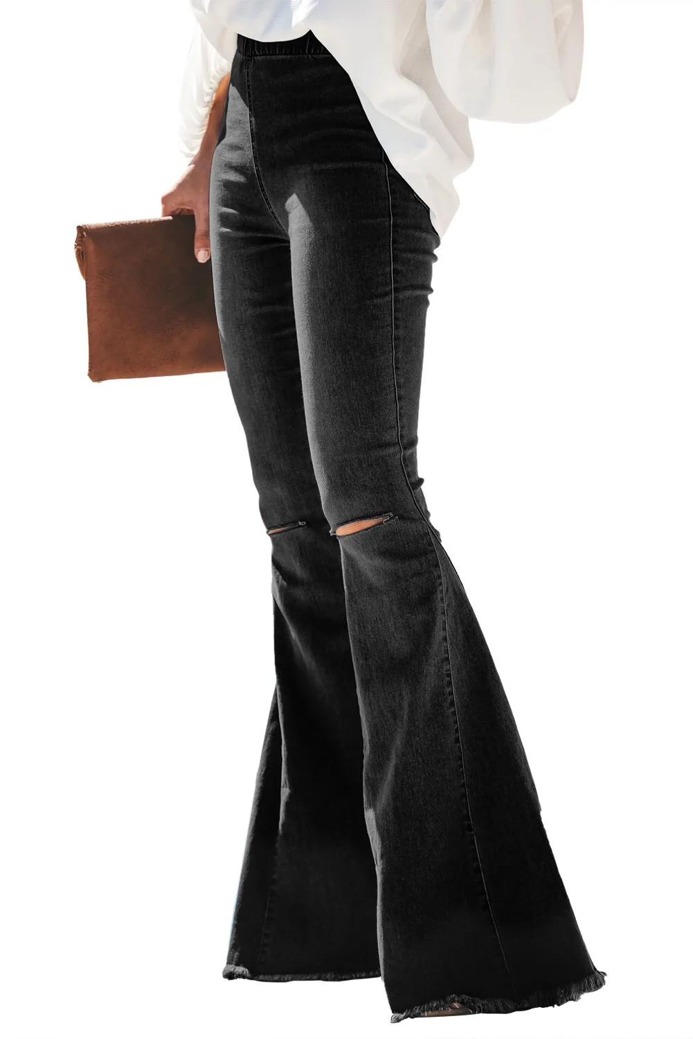 M36 Jeans High Waisted Wide Leg Jeans 