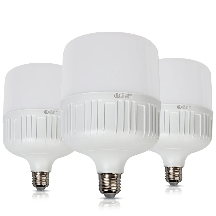 High brightness E27 B22 5W 10W 15W 20W 30W 40W 50W high power led bulb for residential office hotel warehouse