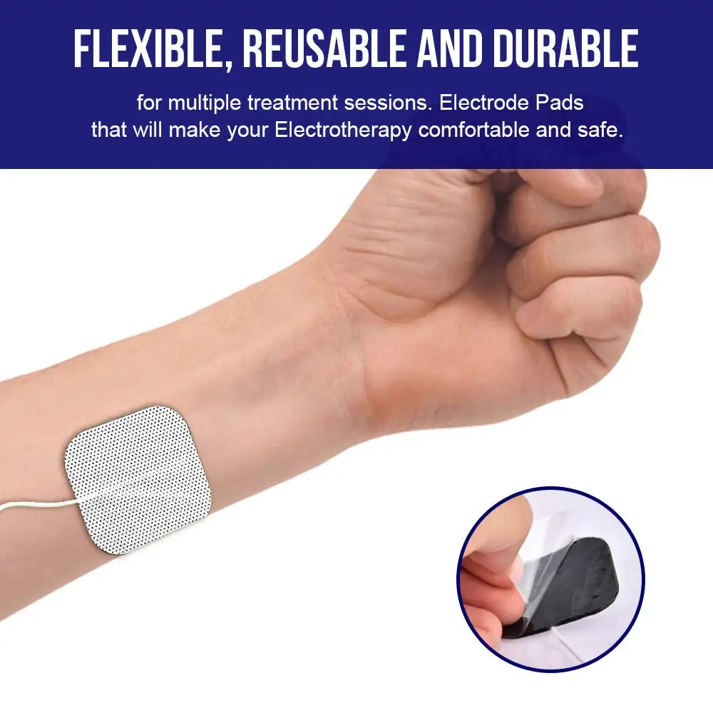 50*50mm Foam Electrode Tens Pad Rehabilicare Tens Unit Tens Rubber