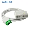 GE Eagle , Solar , Dash , TRAM , MAC- Lab , Cath Lab , System , Datex -Ohmeda S/5 F ECG Cable with10 leadwires with high quality