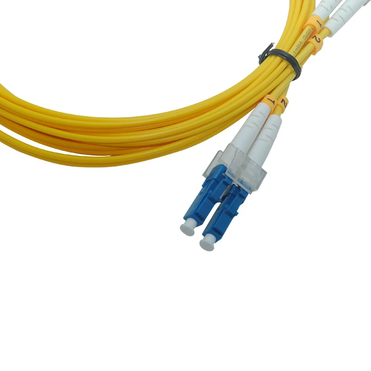 Low insertion loss 0.9mm 3.0mm 2.0mm SM fiber optic PVC LSZH  SC ST FC LC UPC APC optical patch cord fiber optic jumper