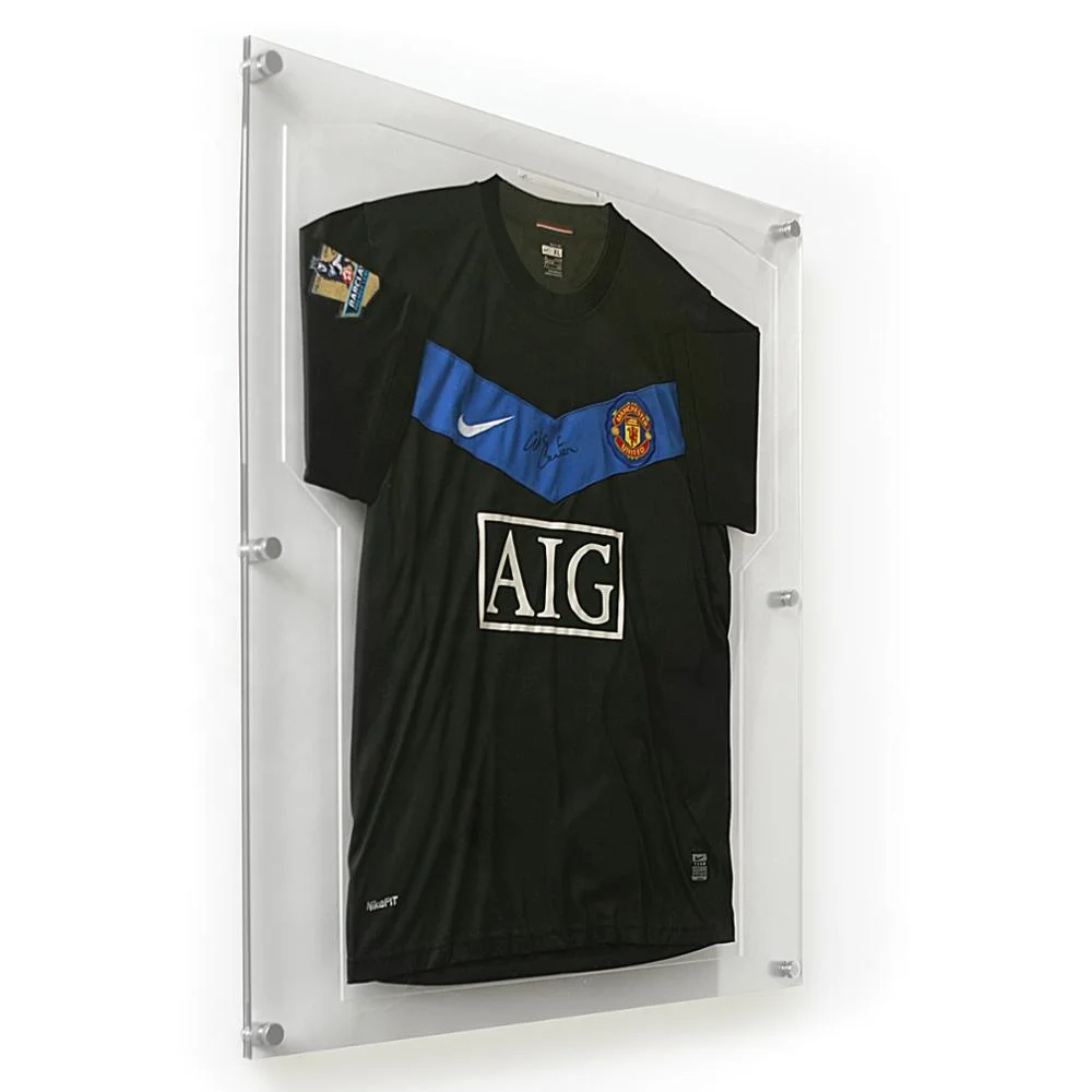 Custom Plexiglass Jersey Display Frame Clear Acrylic Jersey Display