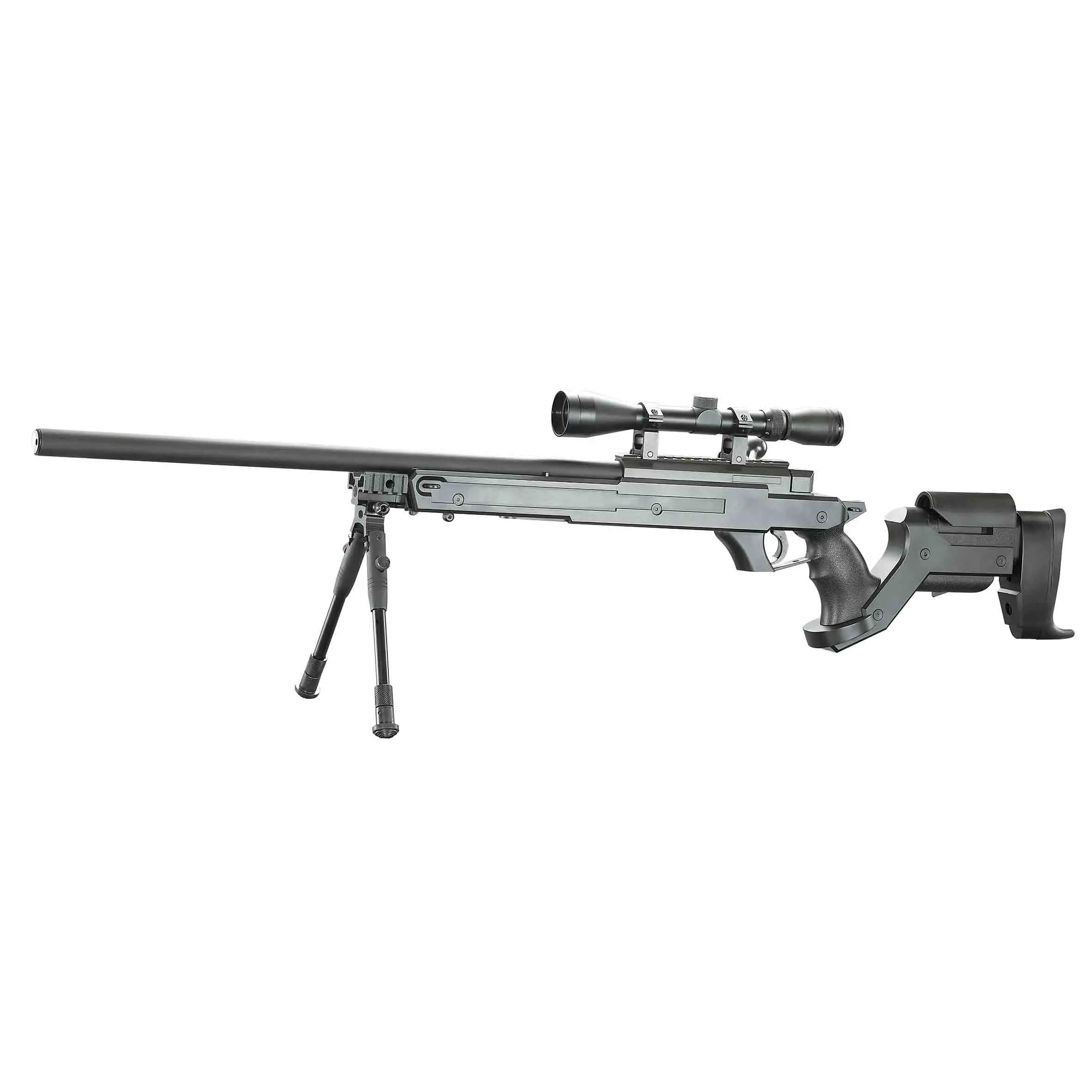 Awm Sniper Rifle Model Well Mb10a Powerful Hand-pulled Toy Bb Gun Adult ...