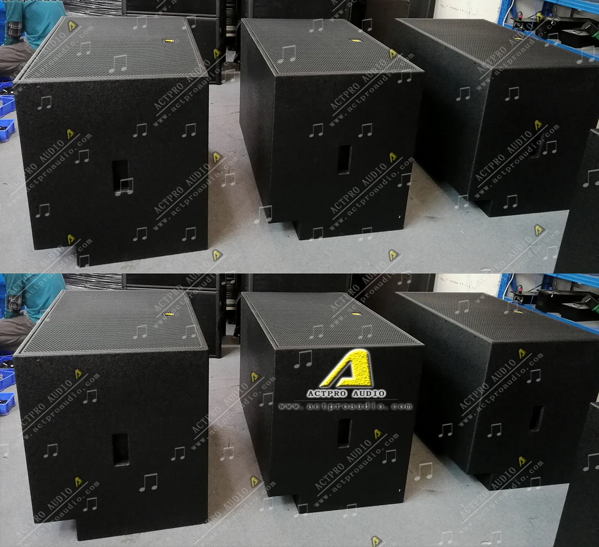 S8028 18" High Powerful Active Subwoofer Audio12000w Professional Stage