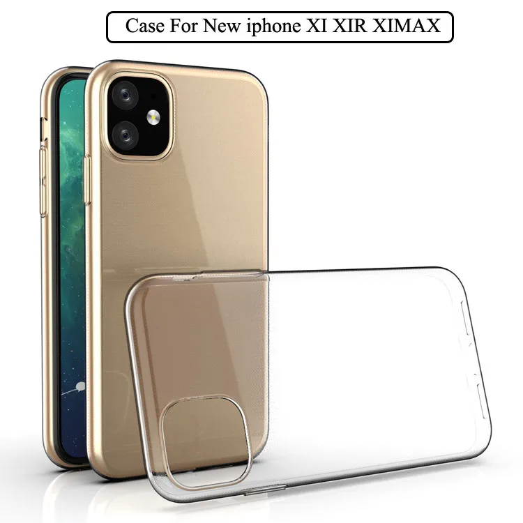 2020 New Arrivals Transparent Clear Soft TPU Phone Case For iPhone 11 Pro Max Case 0.3MM Tpu Rubber
