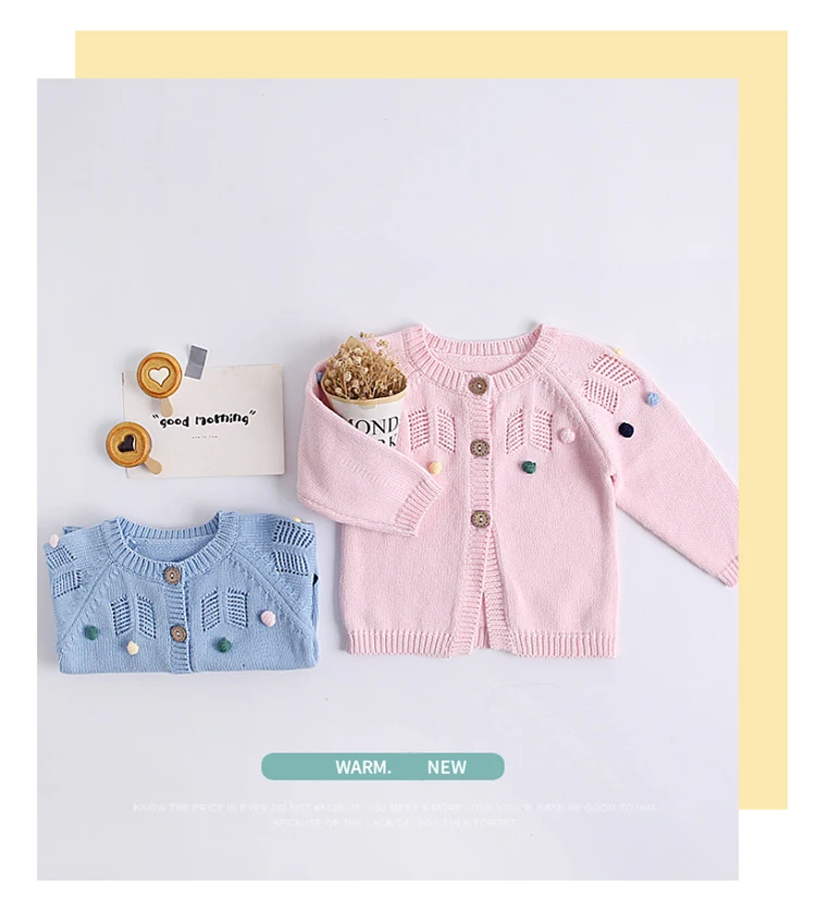 kids clothing Knitted babies sweater kids cardigan for autumn
