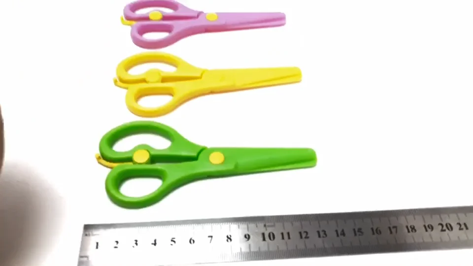 Plastic Young Child Safe Cutting Stationery Scissors Shears Buy