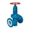 Flange Steel PTFE Lining Globe Valve