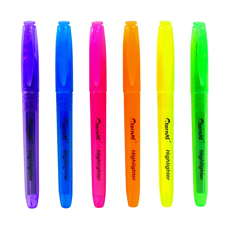 Stationery Products Bright Fluorescent Color Highlighter Marker Pen