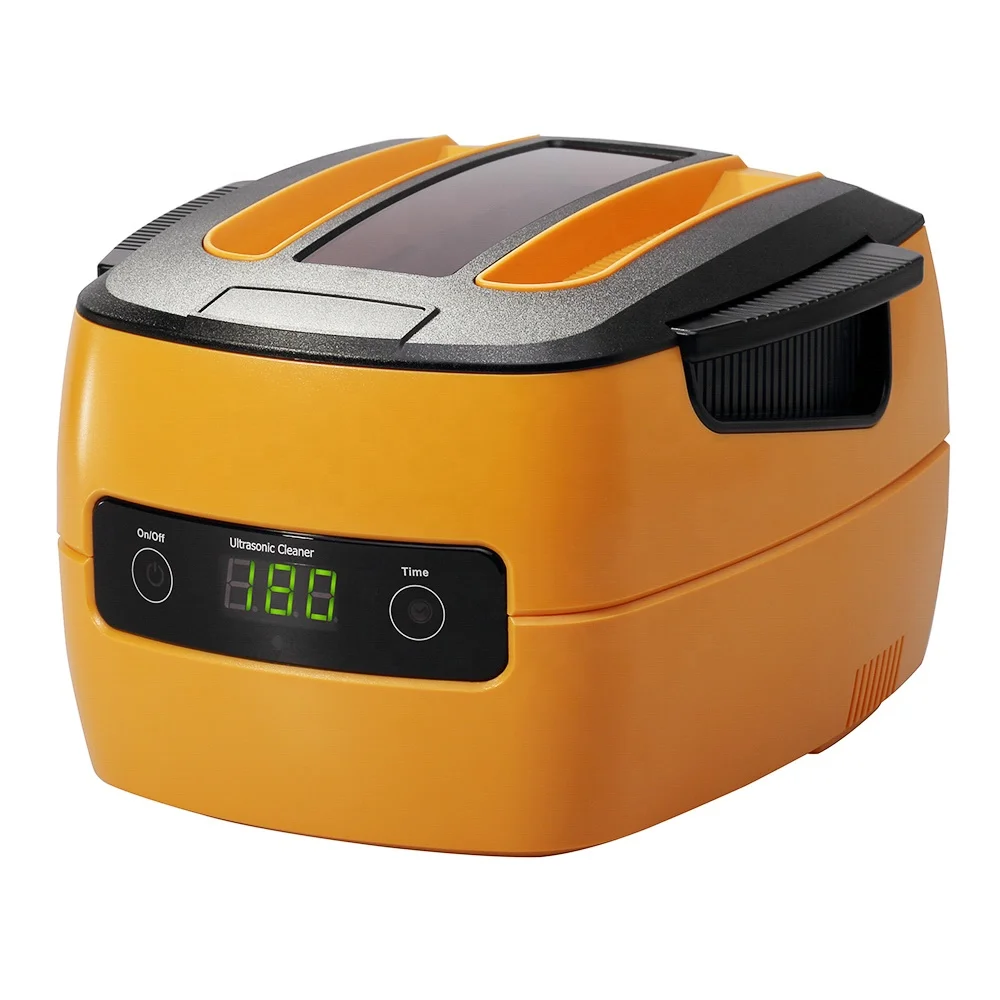 Free time setting LCD display home use fruit cleaning ultrasonic cleaner