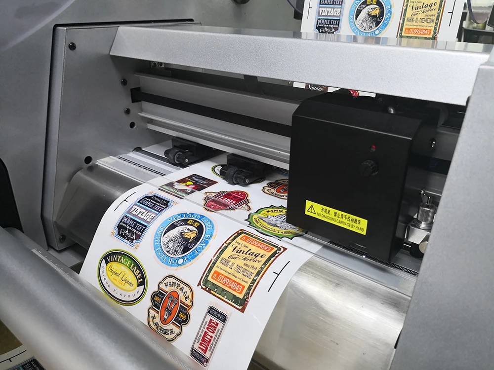 Die Cut Machine Roll To Roll Digital Color Inkjet Printer For Sticker ...