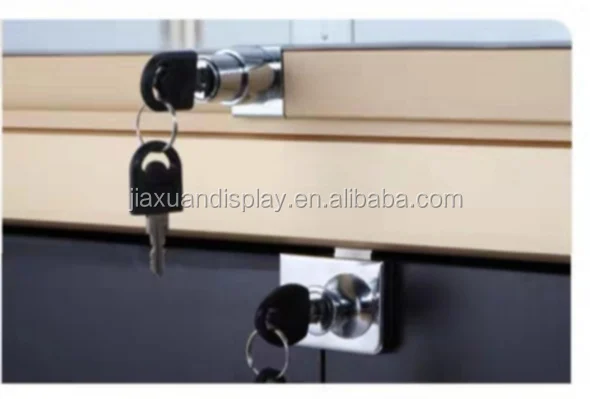 Modern Aluminum Glass Jewelry Display Showcase/Lockable Vitrine Display ...