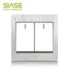 Safty BS Standard Electric 2 Gang Double Pole Switch