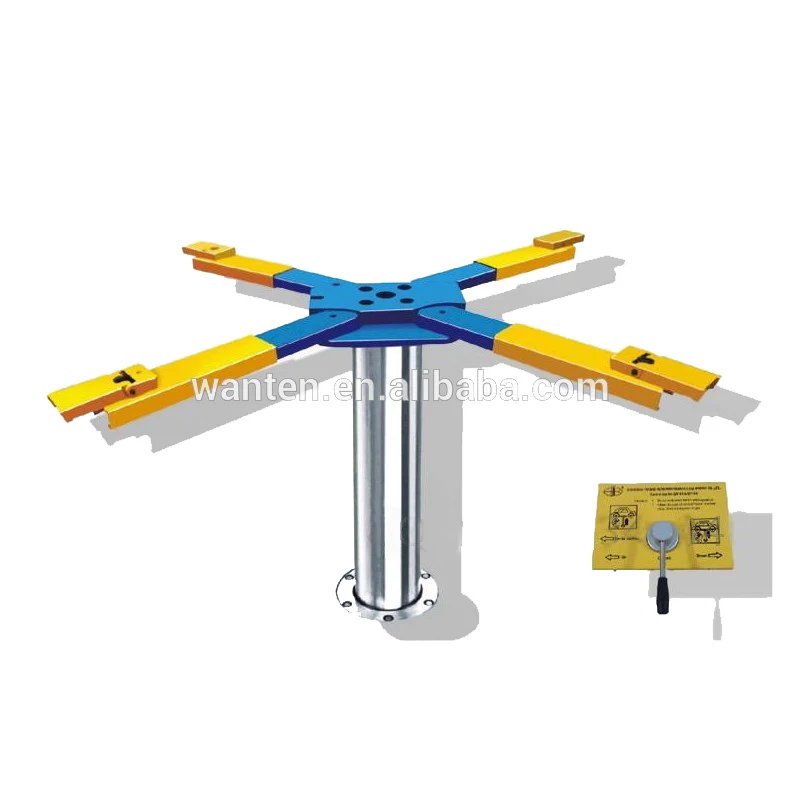 One Post In Ground Car Lift / In Floor Car Lift /pneumatichydraulic