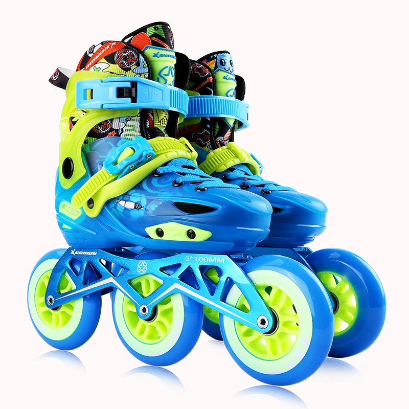 3 Wiel 100 Mm Slalom Inline Skates Pakken Met Helmen Buy Inline Skate