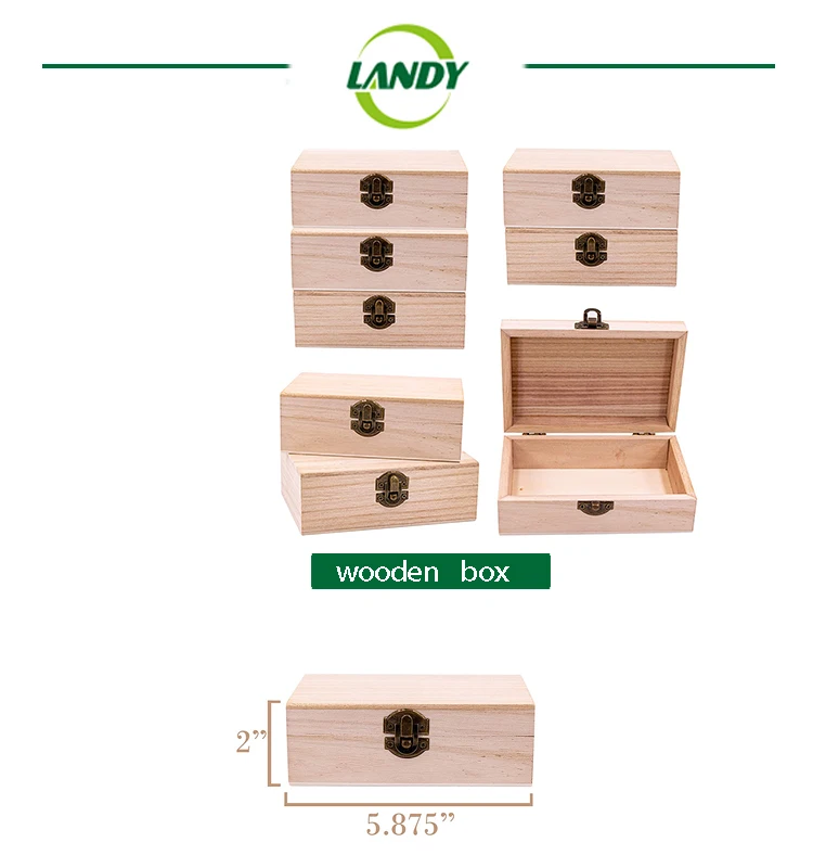 Custom Diy Wooden Boxes For Crafts Jewelry Unfinished Wood Gift Boxes