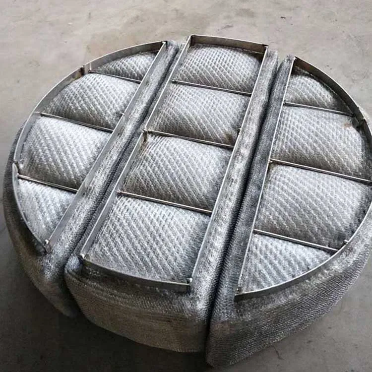 Stainless Steel Knitted Mesh Demister Pad In Boiler Steam Drum