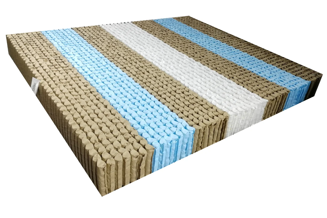 口袋弹簧床垫外视图-独特的设计         3.内部结构