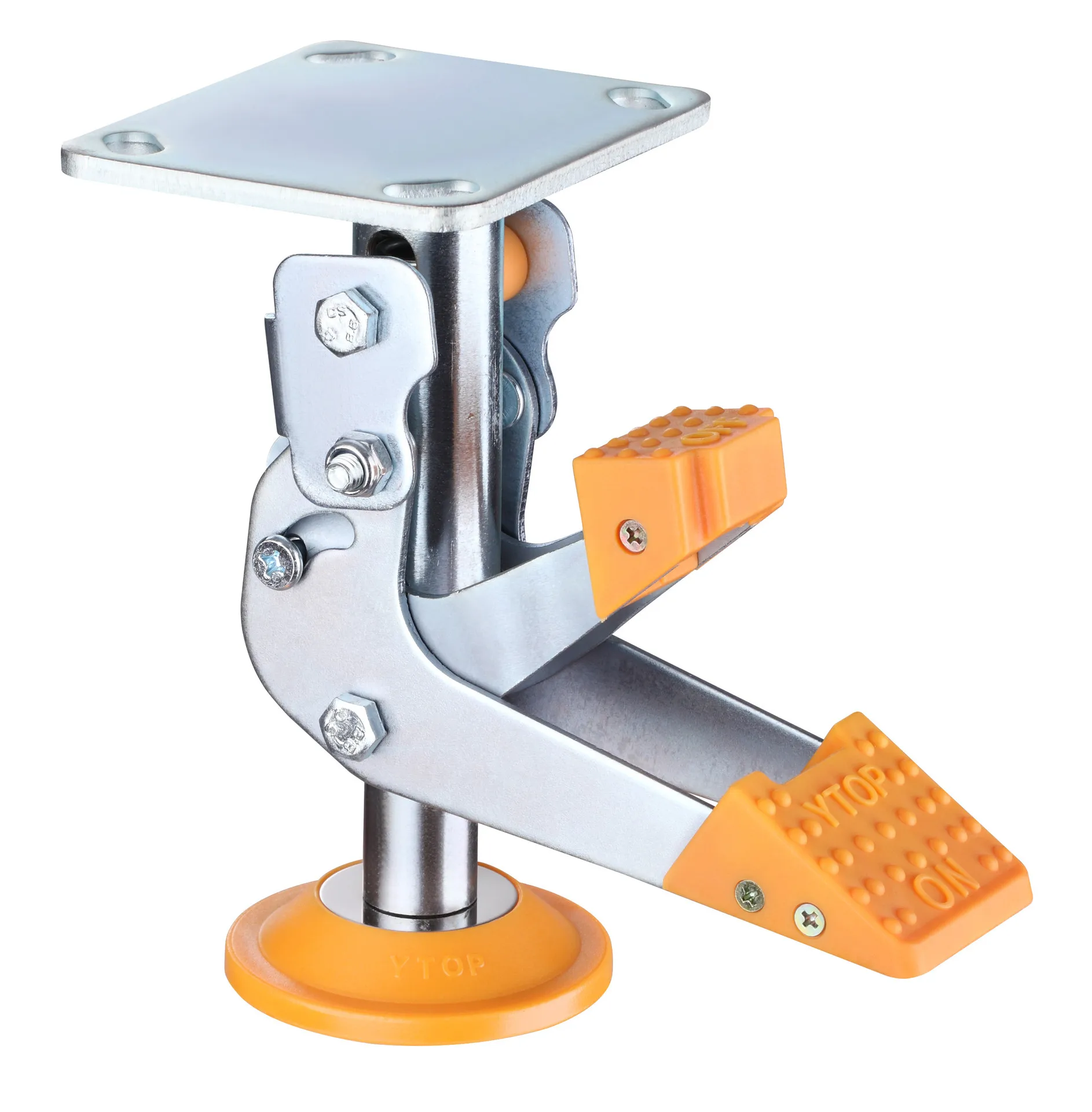 Floor Lock Caster Stopper Wheel Lift Up Height Adjusting Stopper Saddle