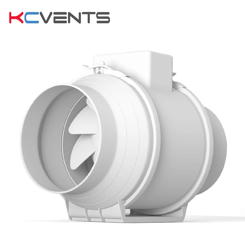 KCvents inline extractor fan for the home, kitchen, bathroom, grow tent