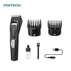 PRITECH Plug and Play Cordless Adjustable cut comb hair trimmer USB Rechargeable Hair clipper