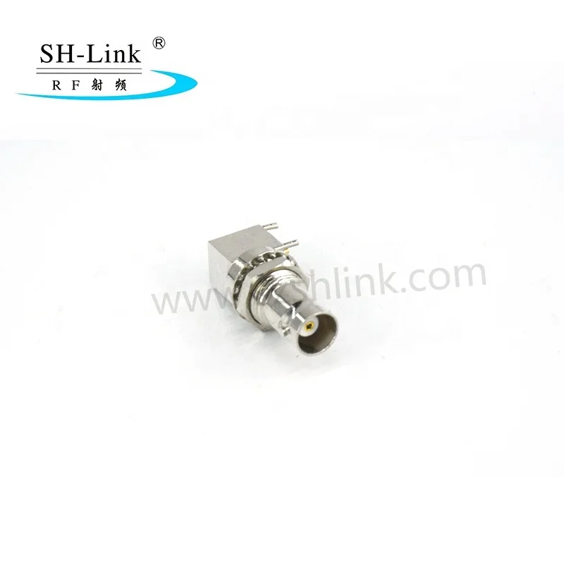 Shlink Rf Coaxial Bnc Female/jack/socket Connector Nickel Plated Hs Code 85369000 Bnc Connector