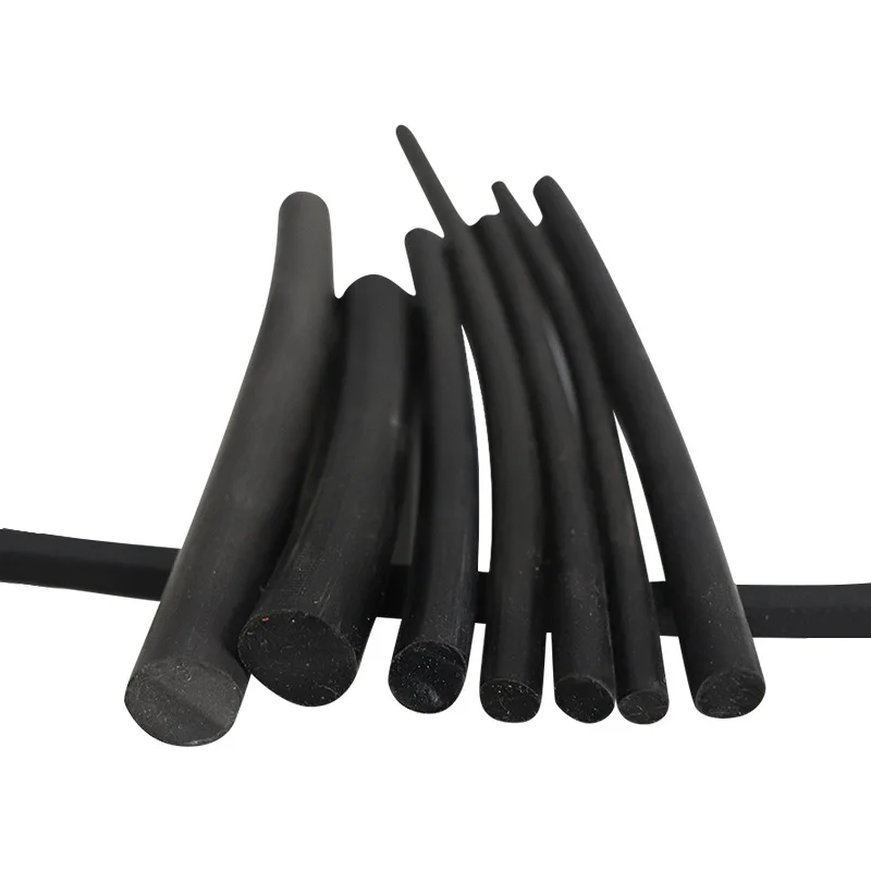 Epdm Solid Rubber Cord Rubber Extrusion Round Seal Buy Round Rubber