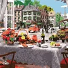 New cheap hot sale modern handpainted canvas digital oil painting for sale